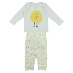 Bedrucktes Baumwoll-Pyjama-Set