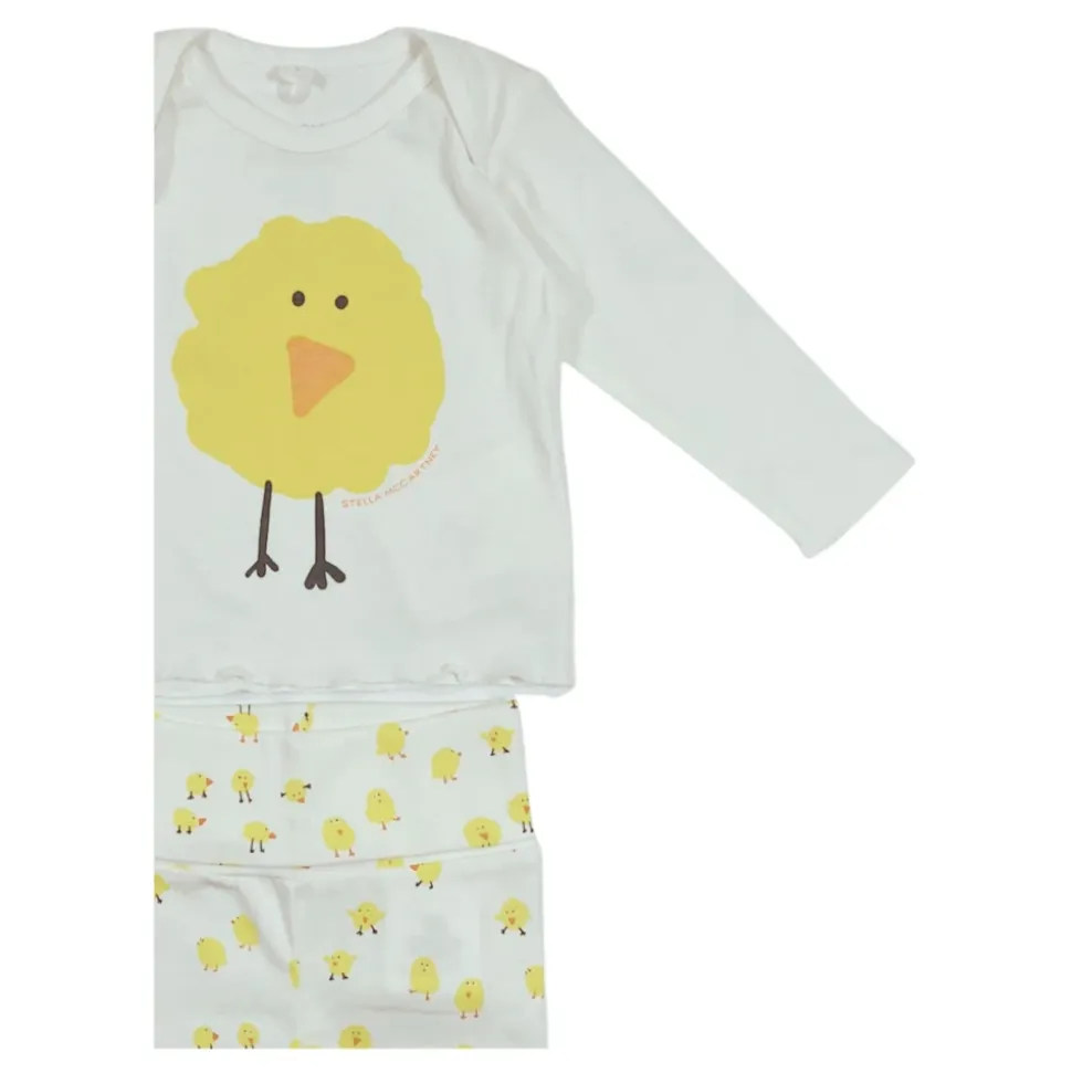 Bedrucktes Baumwoll-Pyjama-Set