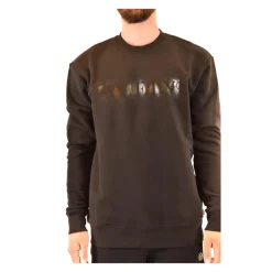 Bedrucktes Langarm-Sweatshirt mit Rundhalsausschnitt