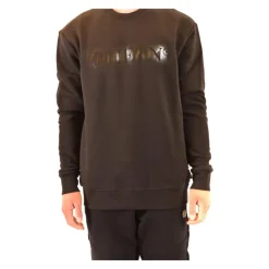 Bedrucktes Langarm-Sweatshirt mit Rundhalsausschnitt