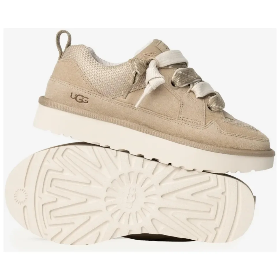 Beige Lowmel Sneaker Moderner Stil