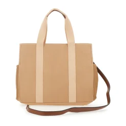 Beige Wickeltasche mit Fasciatoio