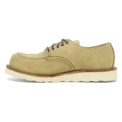 Beige Wildleder Oxford Schnürschuhe