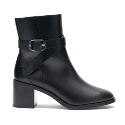 Belted Zip Bootie