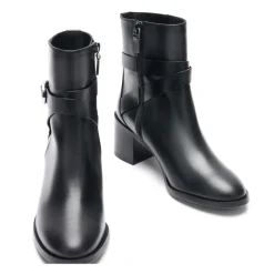 Belted Zip Bootie