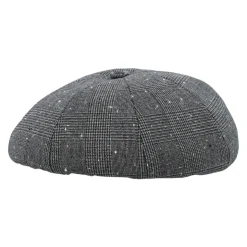 Beret mit Knopfdetail
