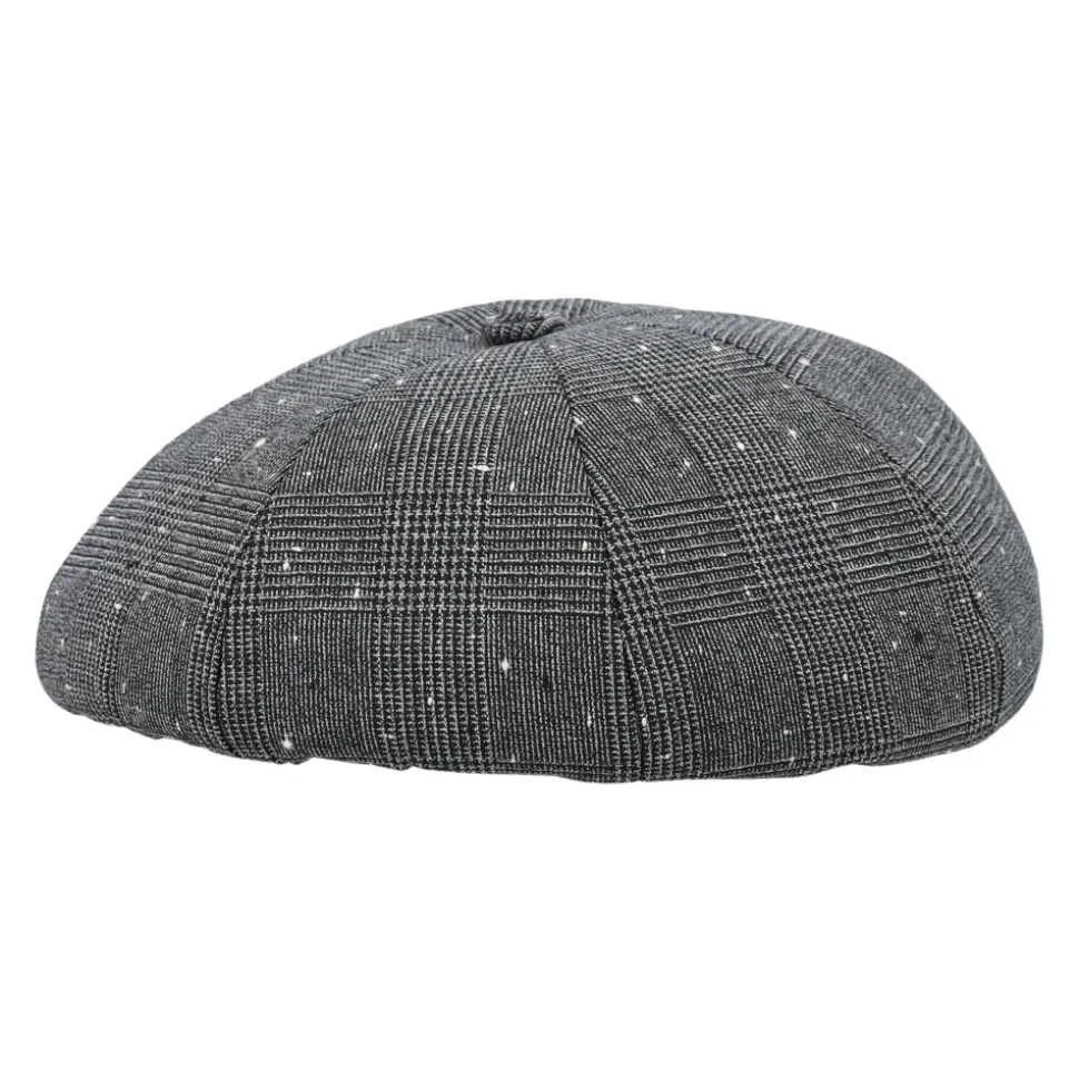 Beret mit Knopfdetail