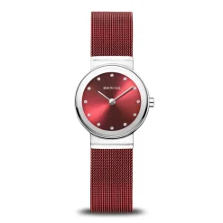 Bering Damen Armbanduhr Classic rot 10126-303