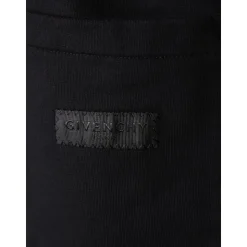 Bermuda-Shorts aus Fleece mit Ripsbandbesatz