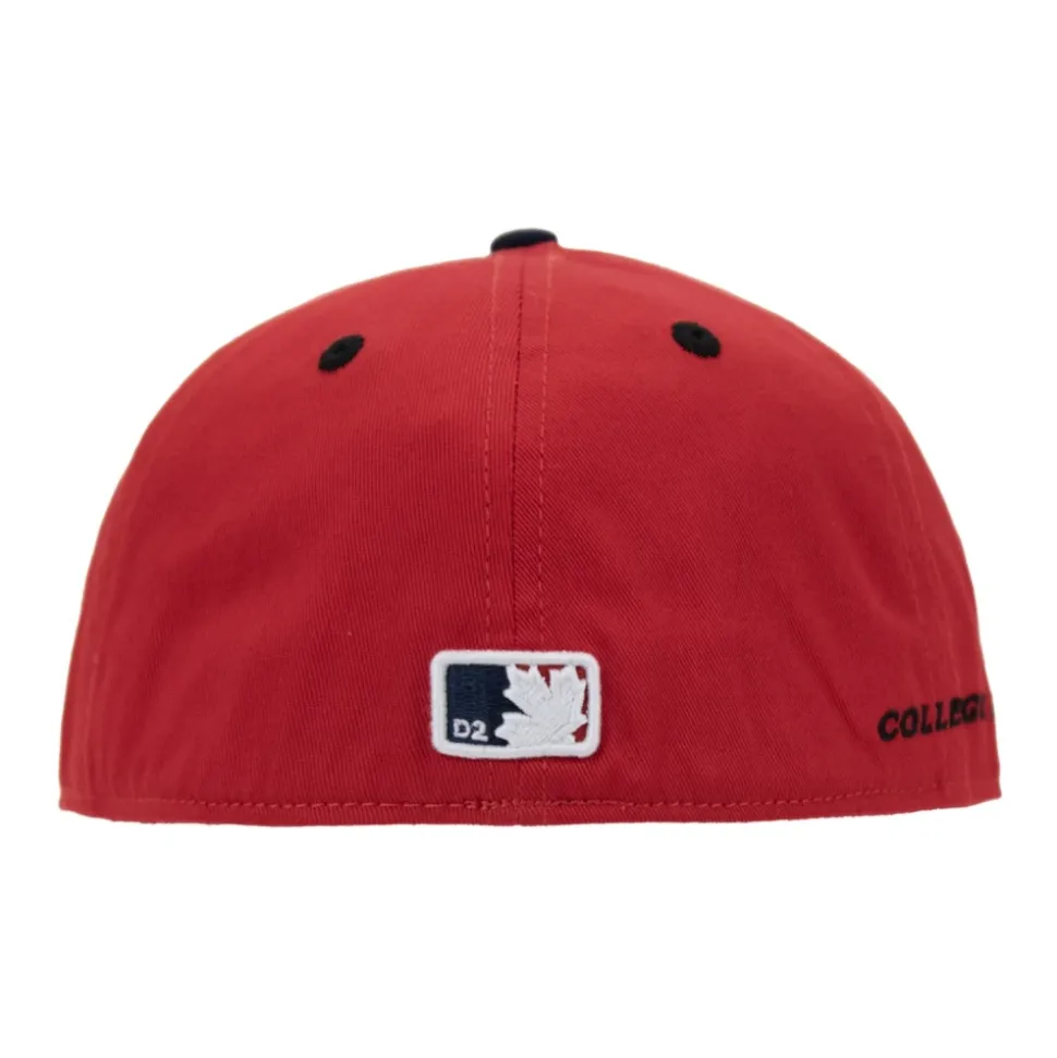 Bestickte Baseballkappe mit Silikondetail