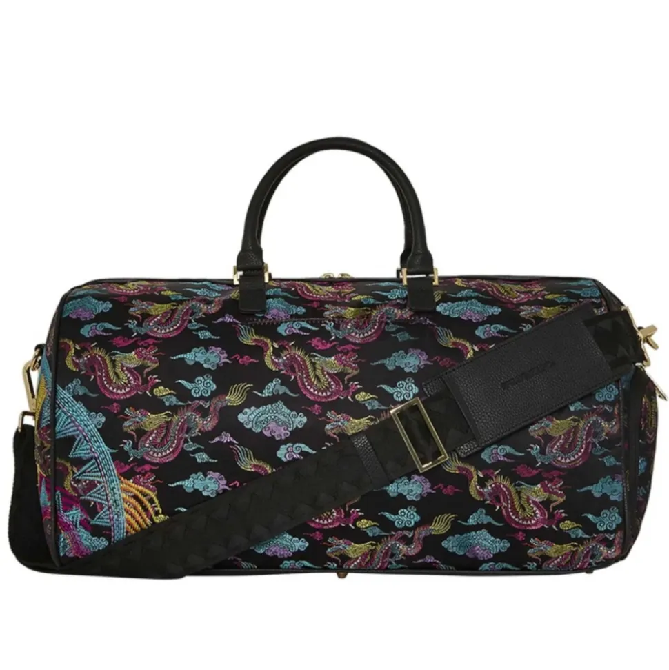Bestickte Drachen Reisetasche
