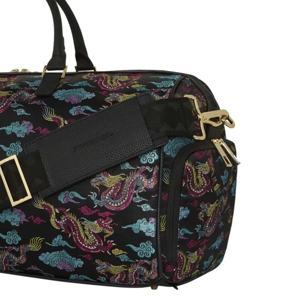 Bestickte Drachen Reisetasche