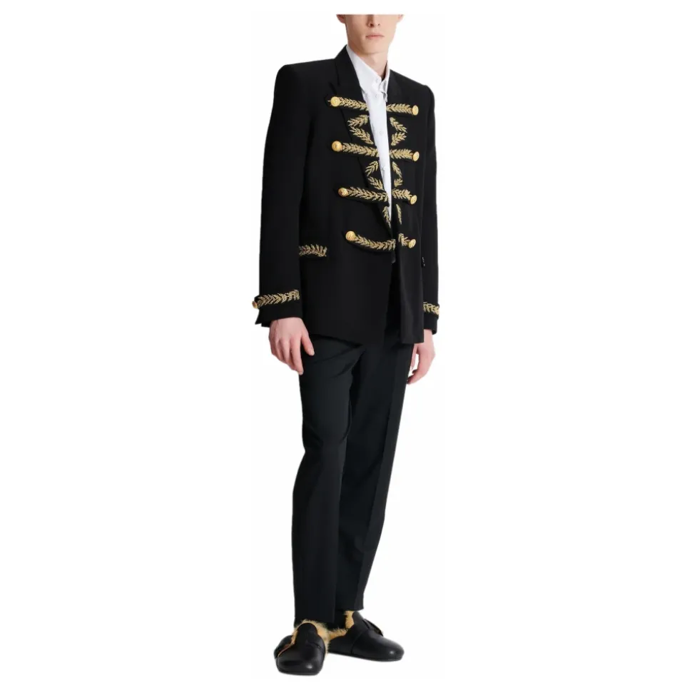 Bestickte Jacke aus Crêpe