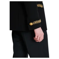 Bestickte Jacke aus Crêpe