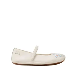 Bestickte Lederballerinas