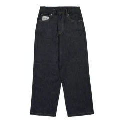 Bestickte Navy Blue Kinderjeans