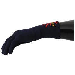 Bestickte Wollhandschuhe