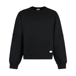Bestickter Logo-Baumwoll-Sweatshirt