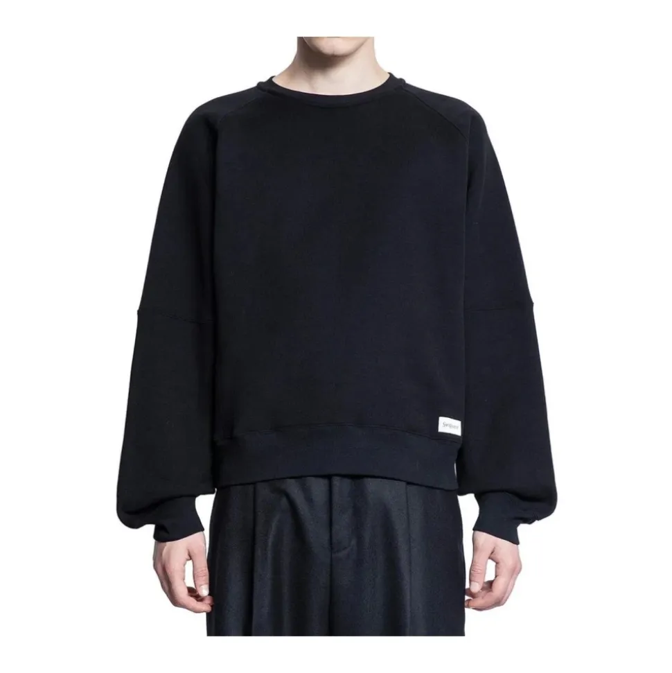 Bestickter Logo-Baumwoll-Sweatshirt