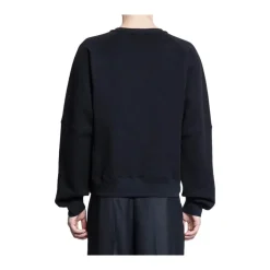 Bestickter Logo-Baumwoll-Sweatshirt