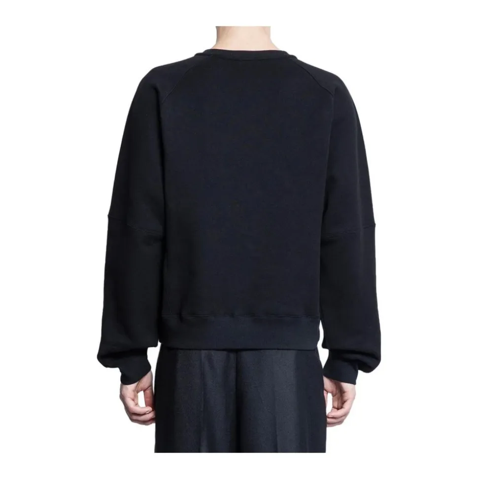 Bestickter Logo-Baumwoll-Sweatshirt