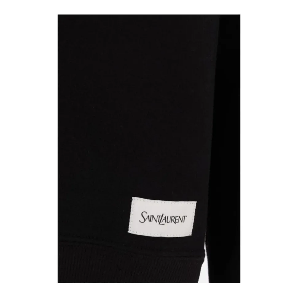 Bestickter Logo-Baumwoll-Sweatshirt
