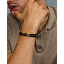 Black Onyx Heishi Wrap Bracelet