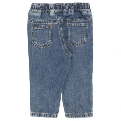 Blau Denim Jungenhose Elastischer Bund