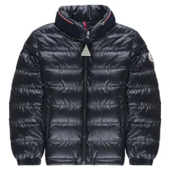Blau Gepolsterte Daunenjacke für Jungen