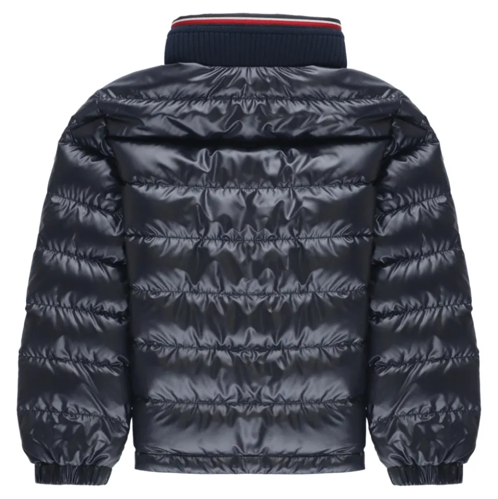 Blau Gepolsterte Daunenjacke für Jungen