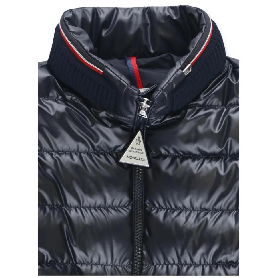 Blau Gepolsterte Daunenjacke für Jungen