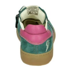 Blau Leder und Wildleder Mädchenschuhe