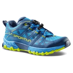 Blau Limette Punch Trail Laufschuhe