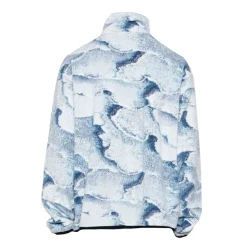 Blaue Abstrakte Jacke