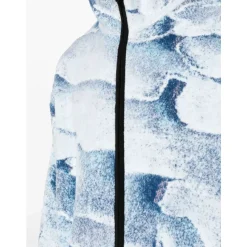 Blaue Abstrakte Jacke