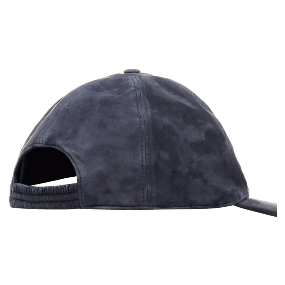 Blaue Aqualeather Baseballkappe
