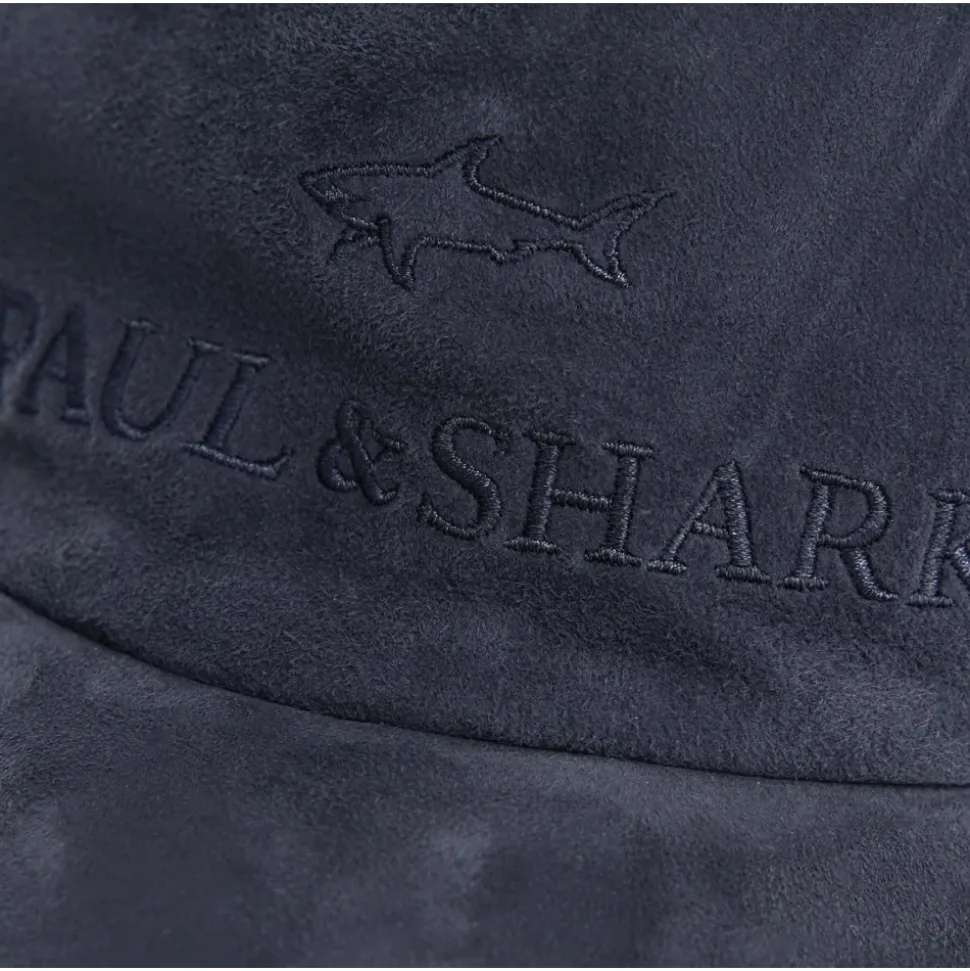 Blaue Aqualeather Baseballkappe