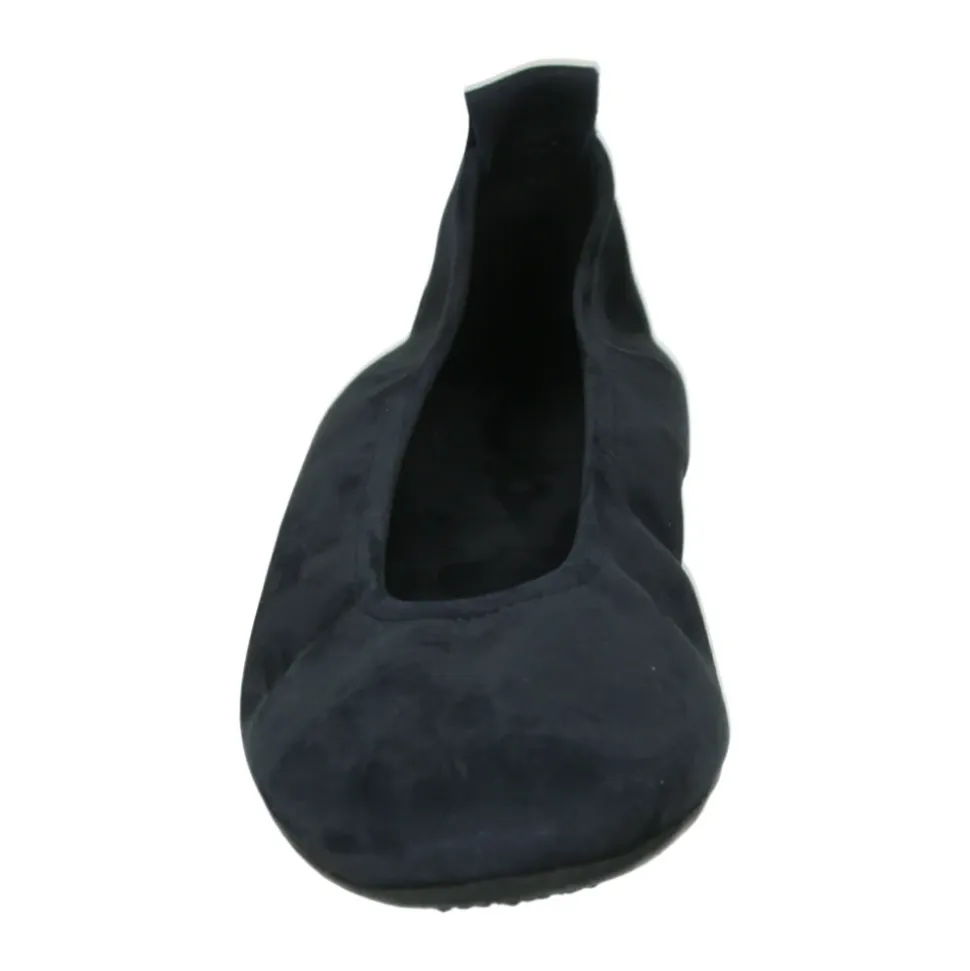 Blaue Ballerinas mit Latexsohle