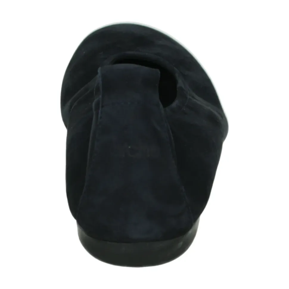 Blaue Ballerinas mit Latexsohle