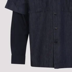 Blaue Baumwoll Cassen Hemd