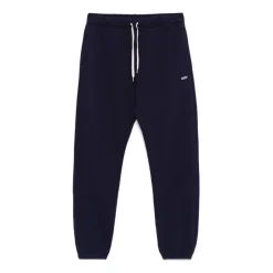 Blaue Baumwollhose