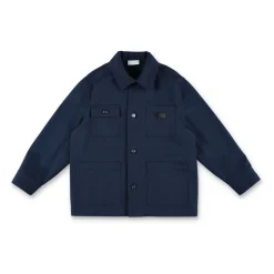 Blaue Baumwolljacke