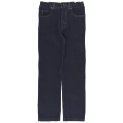 Blaue Baumwolljungenhose mit Logo