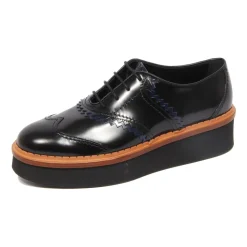 Blaue Francesina Schuhe Made in Italy