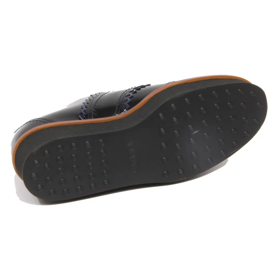 Blaue Francesina Schuhe Made in Italy