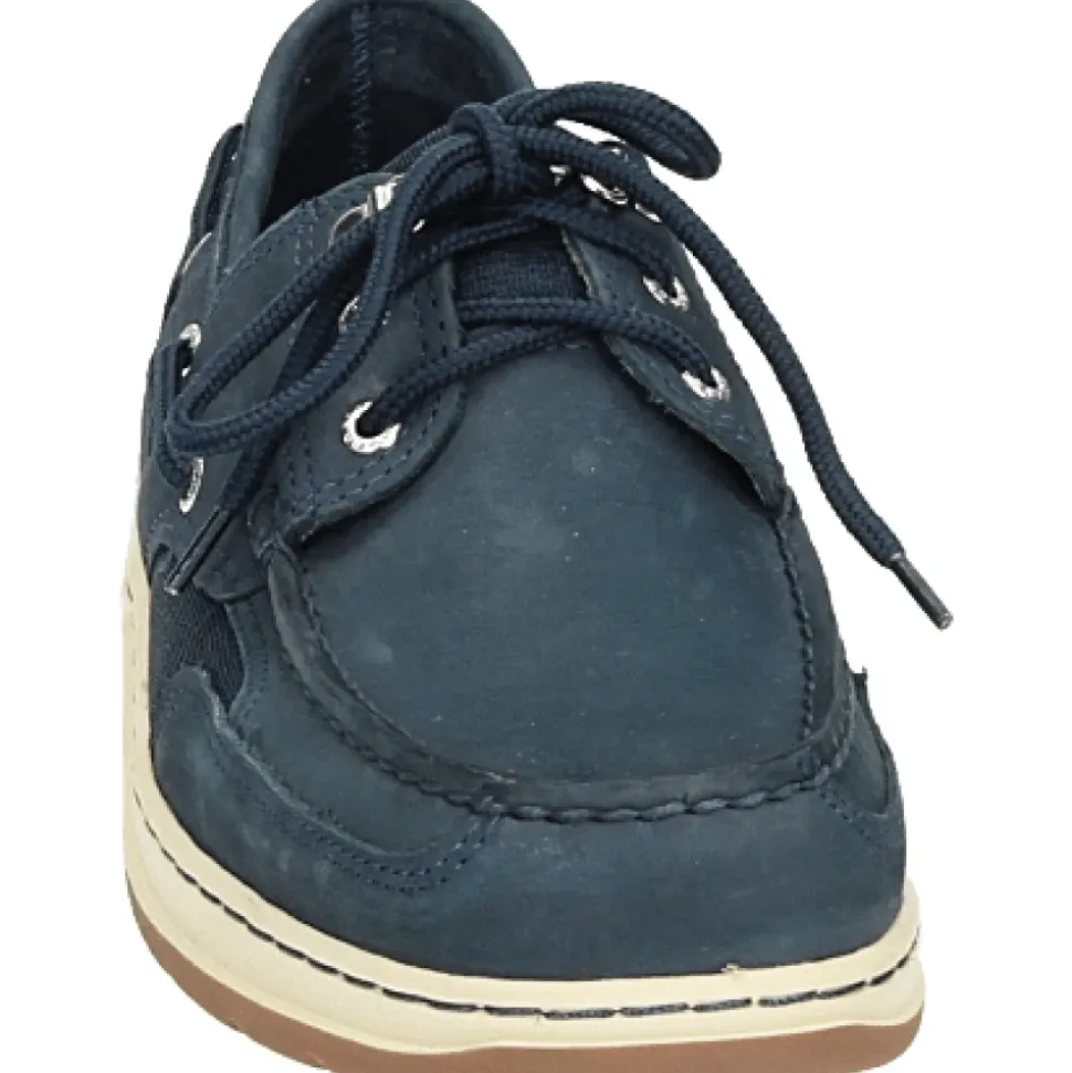 Blaue Freizeit Niedrige Nubuk Schuhe