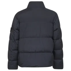 Blaue Gesteppte Daunenjacke