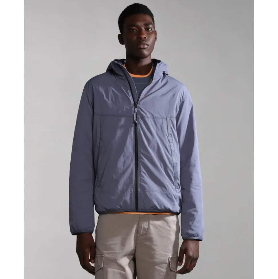 Blaue Grisail Jacke mit Reißverschluss