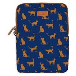 Blaue Katzen Tablet-Hülle