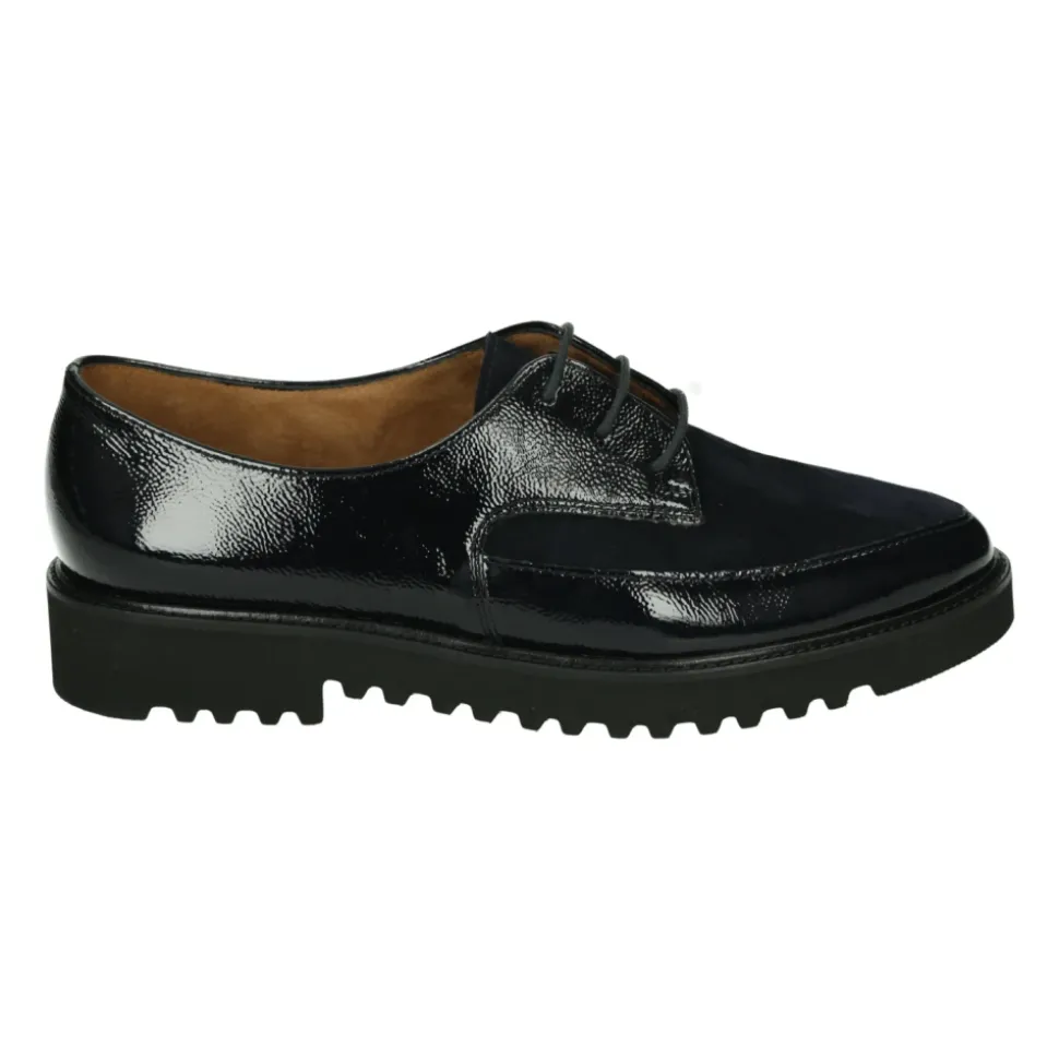 Blaue Leder Pumps